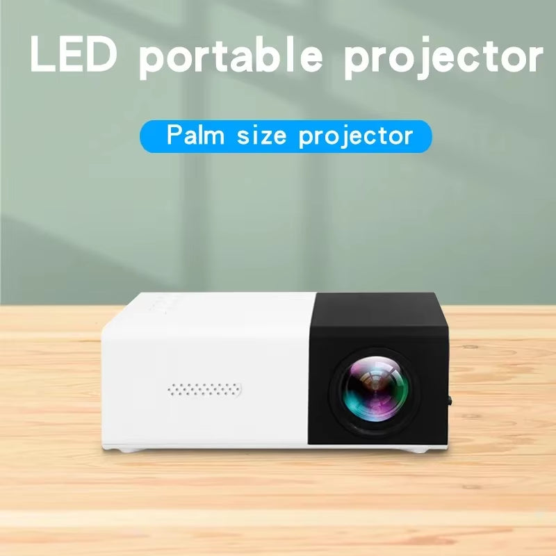 YG300 PRO Mini HD Outdoor Projector Home Theater Projector Mini Portable YG300 LED Children'S Projector Mobile Video Project